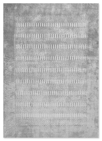 Χαλί Χειροποίητο Smooth Carved Rug Silver - 200X300