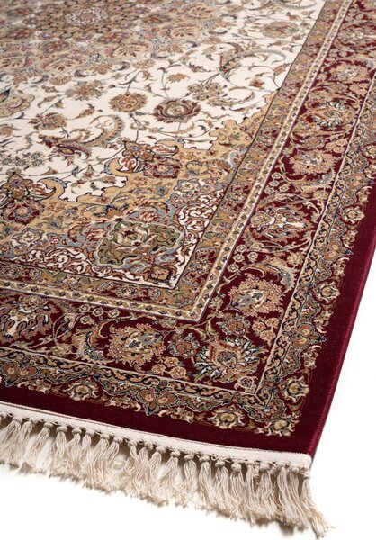 ΧΑΛΙ ROYAL SILK 5503/M CREAM-RED - 160cm x 235cm