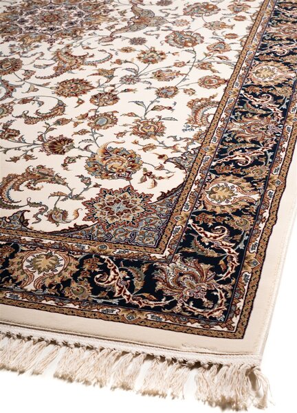 ΧΑΛΙ ROYAL SILK 003/W CREAM-BLUE - 160cm x 235cm