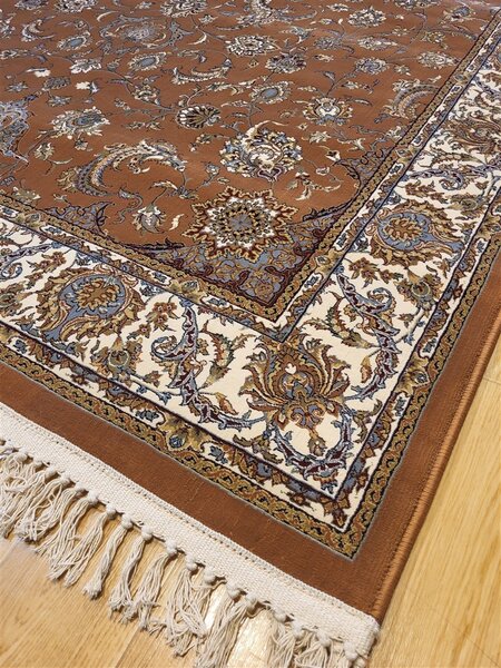 ΧΑΛΙ ROYAL SILK 003 BROWN - 160cm x 235cm