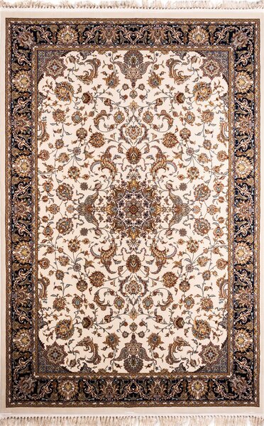 ΧΑΛΙ ROYAL SILK 003/W CREAM-BLUE - 160cm x 235cm