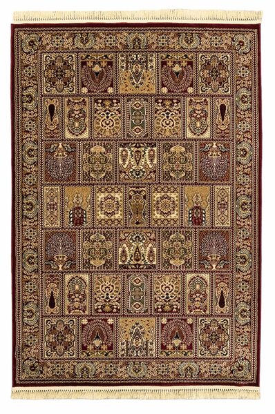 ΧΑΛΙ PERSIA 6283 BURGUNDY ΜΕ ΚΡΟΣΣΙ - SET067(2x140,1x200) NewPlan