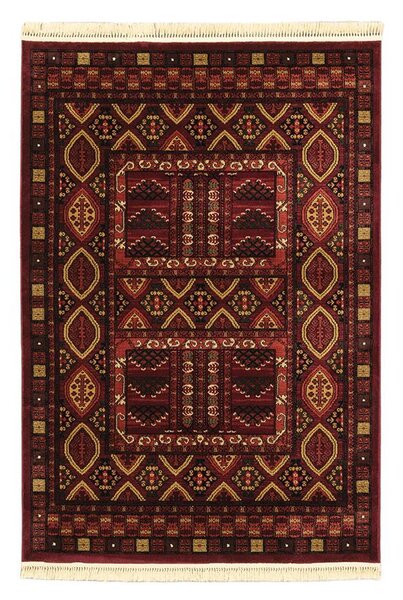 ΧΑΛΙ PERSIA 2273 BURGUNDY ΜΕ ΚΡΟΣΣΙ - 080X150 NewPlan