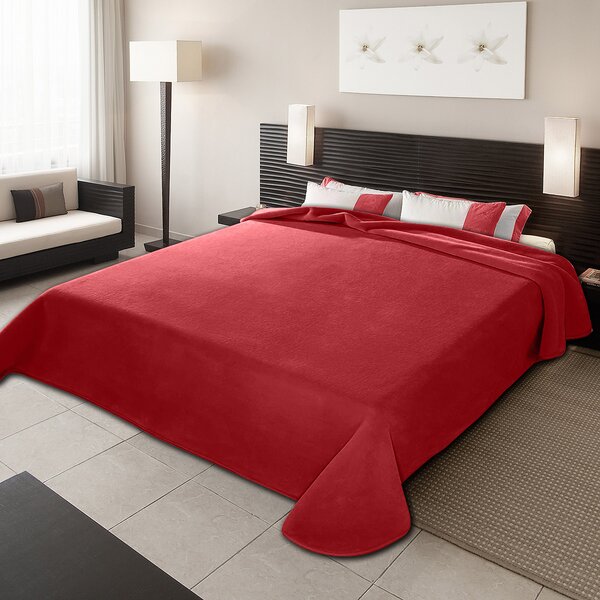 Κουβέρτα Μονή 160×220 BELPLA STER PLAIN RED(34)