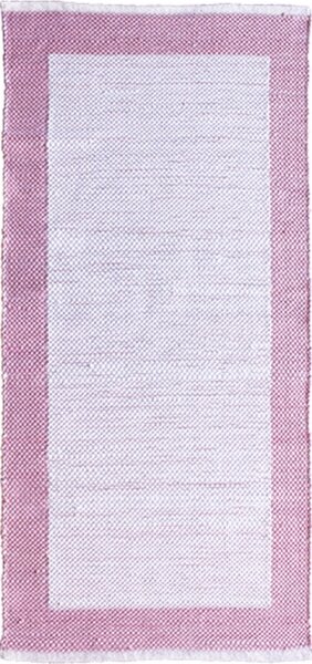 Χαλί Βαμβακερό PINEROLO WHITE/LIGHT PINK - 140×200 cm