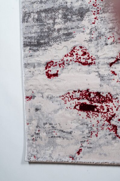 Χαλί SHINY VELVET 5643/Light Grey Red - 240×300 cm