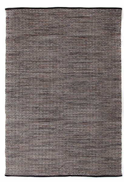 Χαλί Urban Cotton Kilim Venza Black Royal Carpet - 70×140 cm