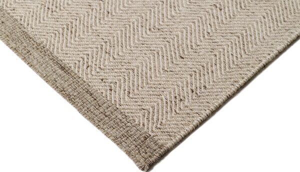 Μάλλινο Χειροποίητο Κιλίμι Herringbone Natural - 130X190