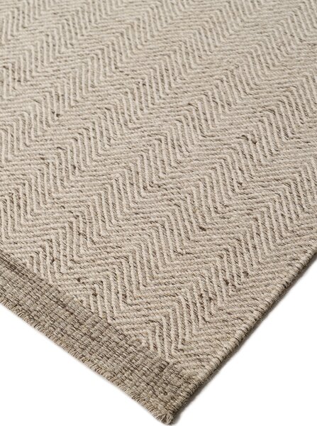 Μάλλινο Χειροποίητο Κιλίμι Herringbone Natural - 130X190