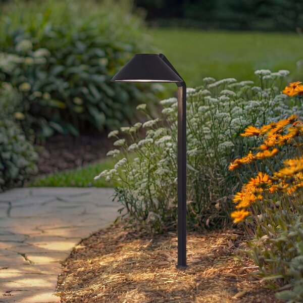 Lindby LED φως γης Capelo, μαύρο, μέταλλο, 77cm, Μαύρο, Αλουμίνιο, σύγχρονο