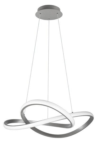 Φωτιστικό Οροφής Μονόφωτο LED Dimmable RL Course Silver R32051407