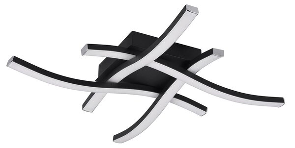 Φωτιστικό Πλαφονιέρα LED RL Route Black R62474432