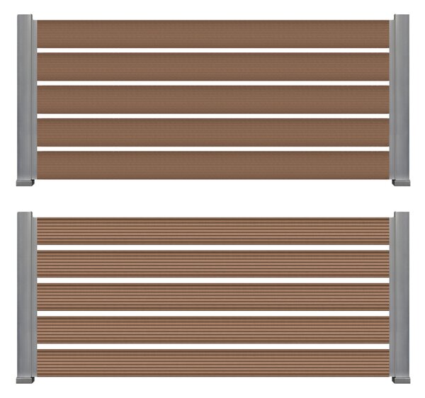 WPC Περίφραξης 20/110mm OAK NAT 150