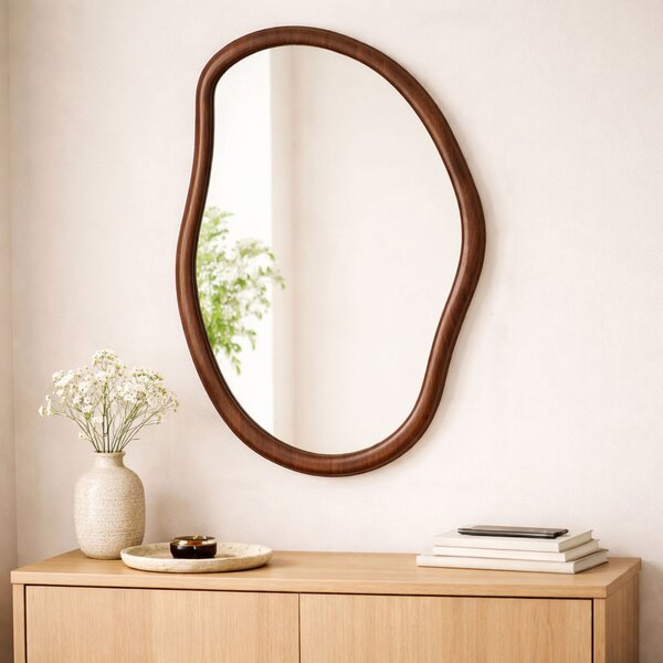 Διακοσμητικός Καθρέφτης Τοίχου (52x77) Spitishop Genova Brune