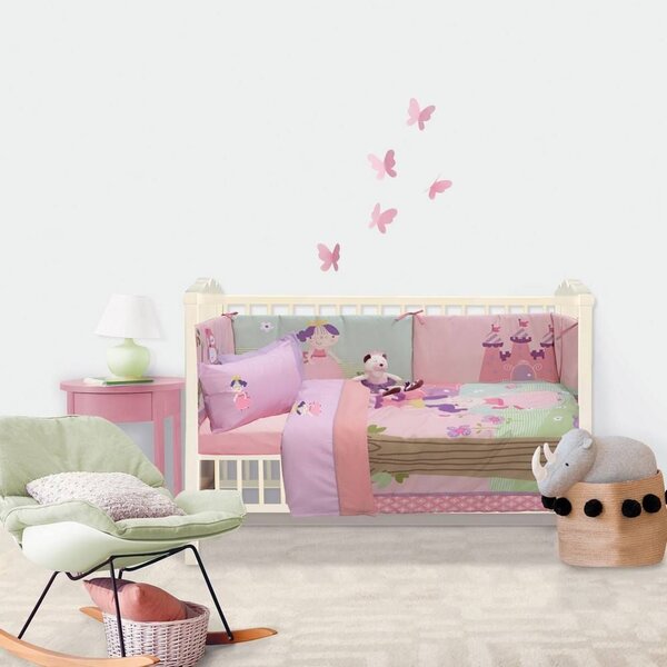 Σεντόνια Βρεφικά 6596 Σετ 3τμχ Baby Smile Embroidery Pink Das Home