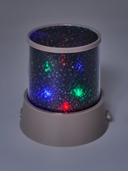 Sinsay - Περιστρεφόμενος προβολέας αστεριών LED RGB - μπεζ