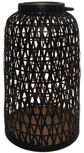 Φανάρι 949-124-010 20x39cm Black-Gold