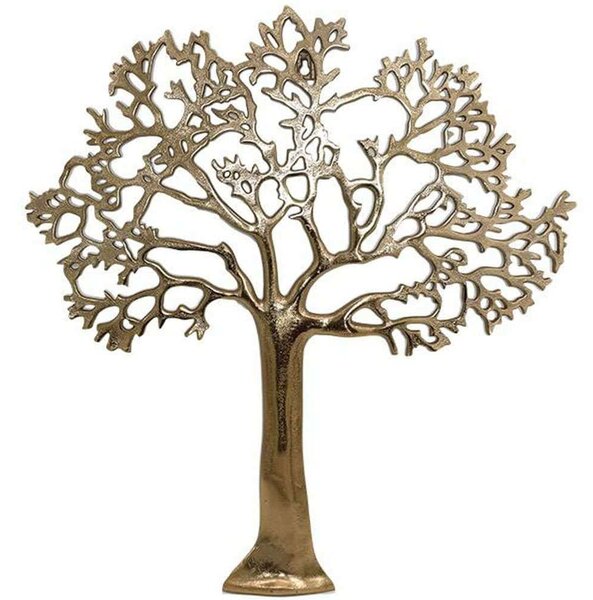 Διακοσμητικό Τοίχου Tree 934-124-039 55x3x60cm Gold