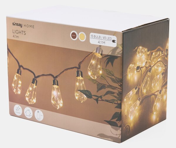 Sinsay - Φώτα LED - μπεζ
