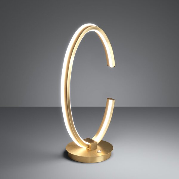 Stars of Light Λάμπα γραφείου LED Bogado, χρυσή, 45 cm, CCT με δυνατότητα, ρυθμιζόμενος, Χρυσό / Ορείχαλκου, Σαλόνι / τραπεζαρία, Μέταλλο, σύγχρονο