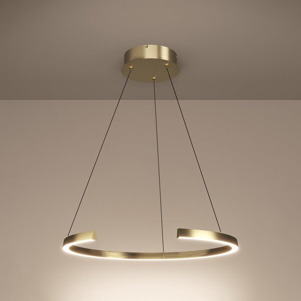 Stars of Light Φωτιστικό οροφής LED Labonete χρυσό 80cm 1 λάμπα CCT, ρυθμιζόμενος, Χρυσό / Ορείχαλκου, Σαλόνι / τραπεζαρία, Αλουμίνιο, σύγχρονο