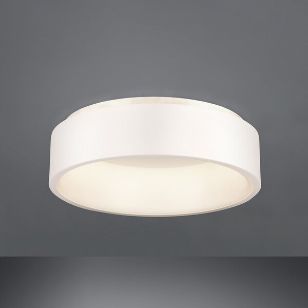 Stars of Light Φωτιστικό οροφής LED Marghera, λευκό, Ø 45 cm, ρυθμιζόμενος, Λευκό, Σαλόνι / τραπεζαρία, Μέταλλο, σύγχρονο
