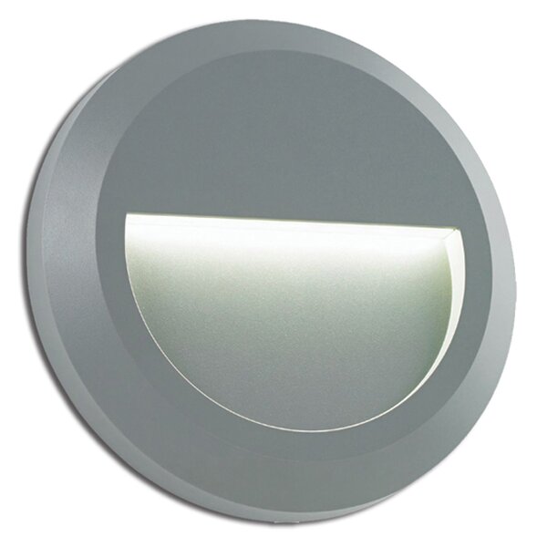 Απλίκα LED Εξωτερικού Χώρου Aca SLIM02N Grey