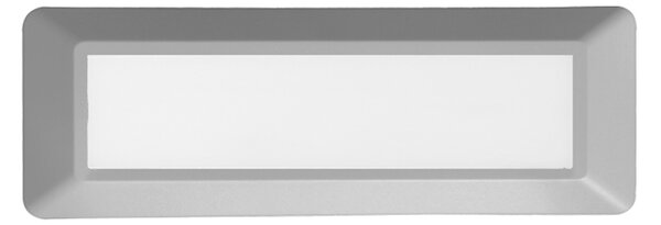Απλίκα LED Εξωτερικού Χώρου Aca SLIM31N Grey