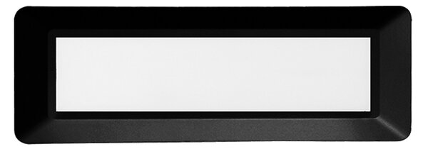 Απλίκα LED Εξωτερικού Χώρου Aca SLIM31NB Black