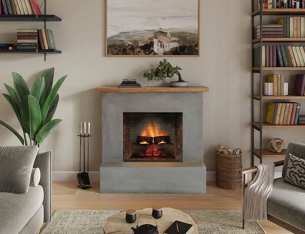 Ηλεκτρικό Τζάκι TAGU Rolf PowerFlame 2 με ισχύ 1400W, Wi-Fi, ρυθμιζόμενο θερμοστάτη και διαστάσεις 110x35x100cm