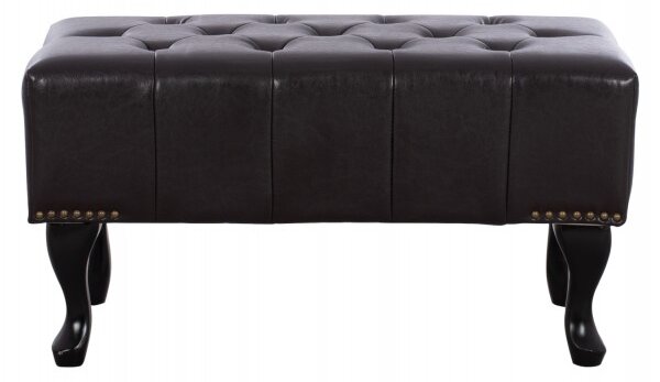 ΤΑΜΠΟΥΡΕ ΥΠΟΠΟΔΙΟ T.CHESTERFIELD EMMA HM226.01 PU 80x44x39Y εκ.ΣΚ.ΚΑΦΕ