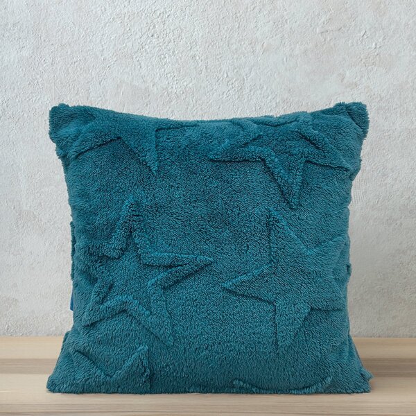 Διακοσμητική Μαξιλαροθήκη Fleece (45x45) Nima Starrin Blue