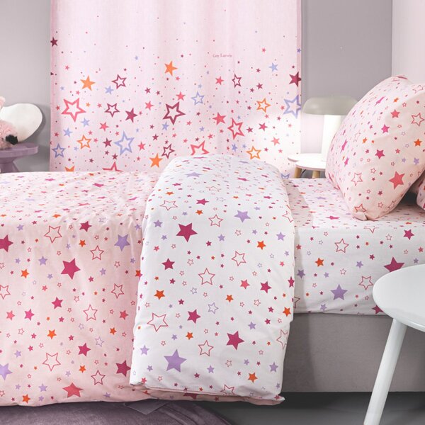 Παπλωματοθήκη Μονή (Σετ 165x225) Guy Laroche Starland Pink