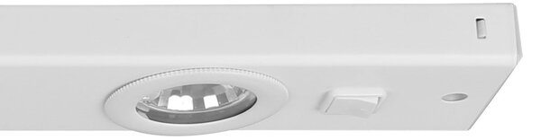 EGLO Kob LED φωτιστικό κάτω από το ντουλάπι με διακόπτη, λευκό, Λευκό, Κουζίνα, Μέταλλο, σύγχρονο