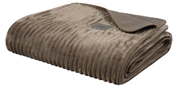 Ριχτάρι Καναπέ Διθέσιου Fleece (180x250) Greenwich Polo Club Essential 3997 Taupe