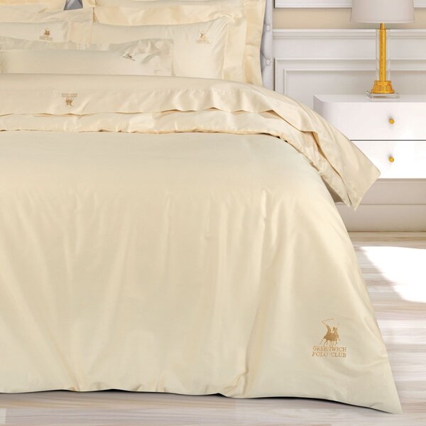 Σεντόνια King Size (Σετ) Greenwich Polo Club Solid 2334 Cream