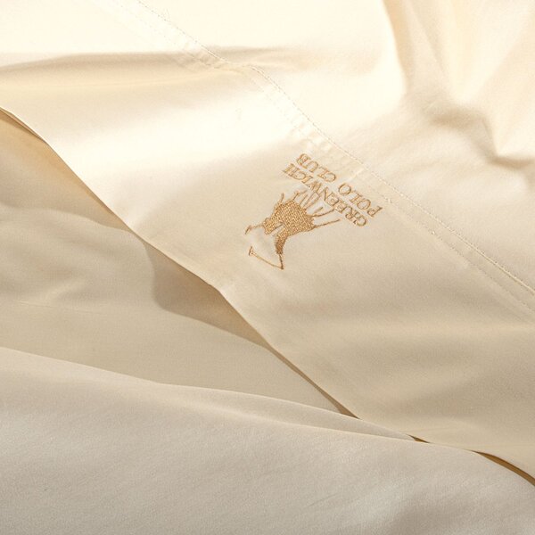 Σεντόνια King Size (Σετ) Greenwich Polo Club Solid 2334 Cream