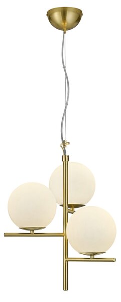 Φωτιστικό Οροφής Τρίφωτο Trio Lighting Pure Gold 302000308