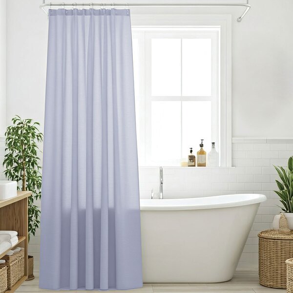 Κουρτίνα Μπάνιου (200x180) Με Κρίκους Das Home Bath 0804 Blue