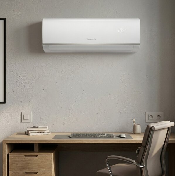 Κλιματιστικό Inverter Skyworth Zhen SMVH12B/I-GR με Wi-Fi, λειτουργία αυτοκαθάρισμού, Hotel Menu, απόδοση 12000 Btu και Ενεργειακή Κλάση A++/A+++ - Wh
