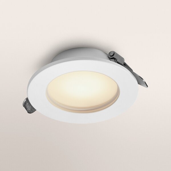 OSRAM Φωτιστικό LED χωνευτού τύπου ESSENTIAL λευκό Ø 9,7 cm IP44 Σετ 3 τεμαχίων, Λευκό, Μπάνιο, Μέταλλο, Φωτιστικά εσοχής στρογγυλά