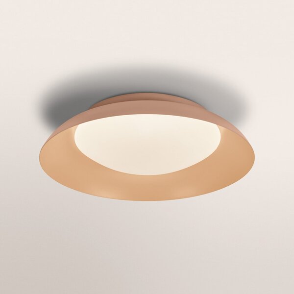 OSRAM Φωτιστικό οροφής LED ORBIS PLATE της OSRAM, ροζ, Ø 31 cm, clickdim, ρυθμιζόμενος, Ροζ / Ροζέ, Σαλόνι / τραπεζαρία, Μέταλλο, σύγχρονο
