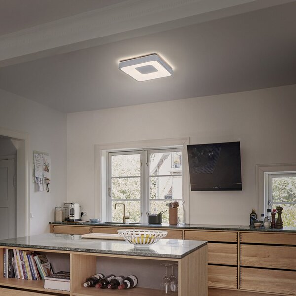 OSRAM Φωτιστικό οροφής LED ORBIS PIANA της OSRAM, λευκό, 38 x εκ., clickdim, ρυθμιζόμενος, Λευκό, Σαλόνι / τραπεζαρία, Μέταλλο, σύγχρονο