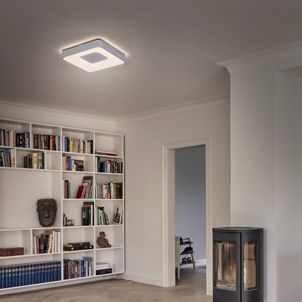 OSRAM Φωτιστικό οροφής LED ORBIS PIANA της OSRAM, λευκό, 38 x εκ., clickdim, ρυθμιζόμενος, Λευκό, Σαλόνι / τραπεζαρία, Μέταλλο, σύγχρονο