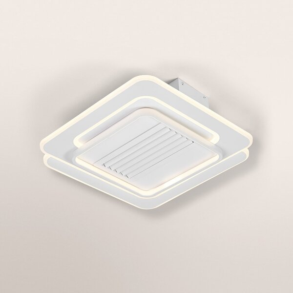 OSRAM Ανεμιστήρας οροφής LED GRILL 55x55 εκ. λευκός με τηλεχειριστήριο, ρυθμιζόμενος, Λευκό, Σαλόνι / τραπεζαρία, Μέταλλο, σύγχρονο