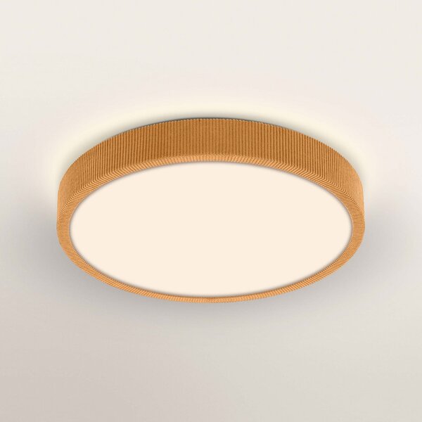 OSRAM Φωτιστικό οροφής LED ORBIS MATTEO, Ø 39 cm, πορτοκαλί, clickdim, ρυθμιζόμενος, Πορτοκαλί, Σαλόνι / τραπεζαρία, Μέταλλο, σύγχρονο