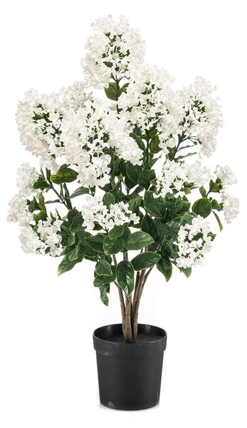 Τεχνητό Λουλούδι Σε Γλάστρα 65εκ. Emerald Syringa White UV 436184