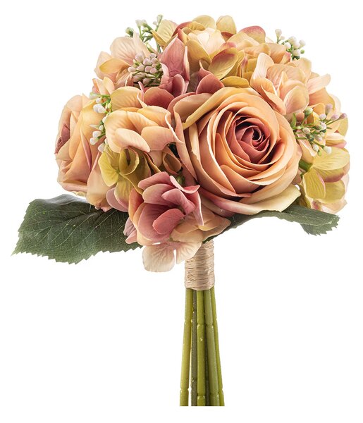 Τεχνητό Μπουκέτο Λουλουδιών 32εκ. Emerald Rose Mauve 435308