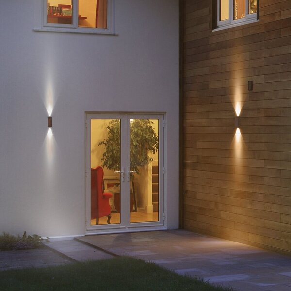 OSRAM Εξωτερικός φωτιστικός LED ENDURA STYLE, χρώμα σκουριάς, 16 εκ., φωτισμός, Καφέ / Σκουριάς, Αλουμίνιο, σύγχρονο