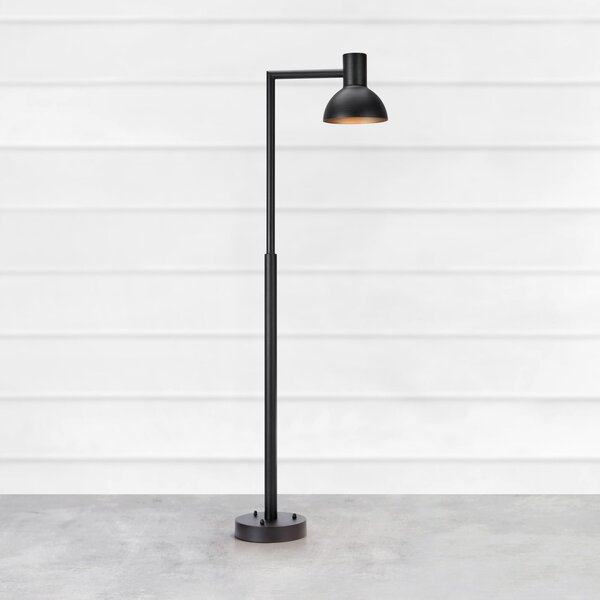 Markslöjd Φωτιστικό LED Nubi, μαύρο, IP44, ρυθμιζόμενο, ύψος 115 cm, ρυθμιζόμενος, Μαύρο, Ανοξείδωτος χάλυβας, Σκανδιναβικό